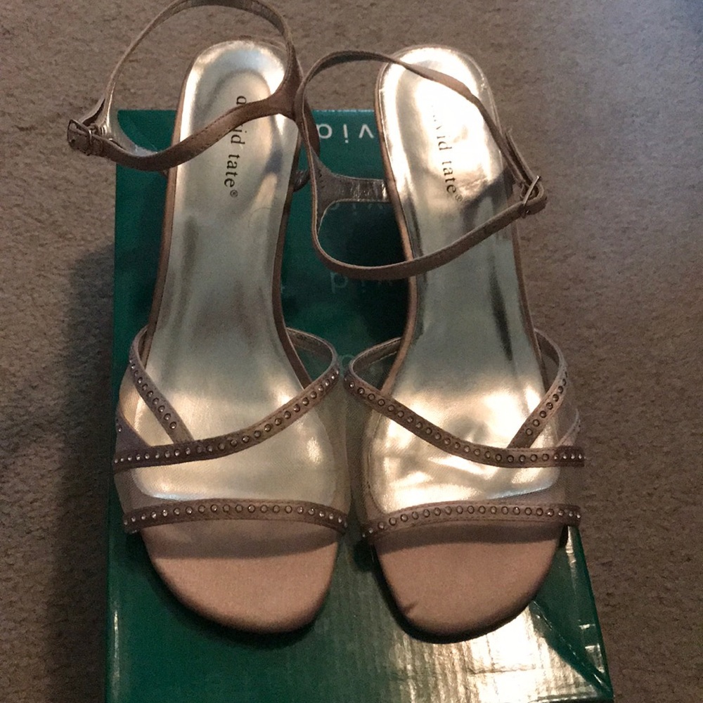 Champagne High Heels 11w.